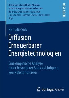 Diffusion Erneuerbarer Energietechnologien (eBook, PDF) - Sick, Nathalie