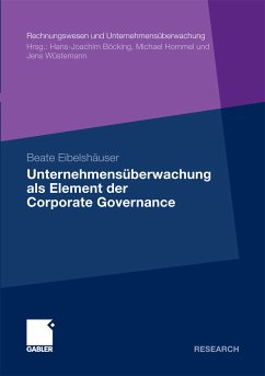 Unternehmensüberwachung als Element der Corporate Governance (eBook, PDF) - Eibelshäuser, Beate
