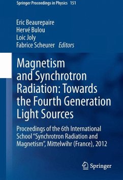 Magnetism and Synchrotron Radiation: Towards the Fourth Generation Light Sources (eBook, PDF)