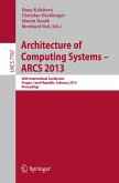 Architecture of Computing Systems -- ARCS 2013 (eBook, PDF)