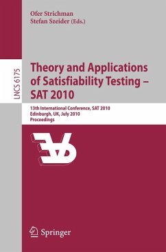 Cover Theory and Applications of Satisfiability Testing - SAT 2010 (eBook, PDF)