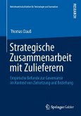 Strategische Zusammenarbeit mit Zulieferern (eBook, PDF)