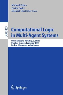 Cover Computational Logic in Multi-Agent Systems (eBook, PDF)