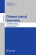 Chinese Lexical Semantics (eBook, PDF) - Bild 1