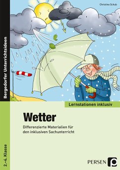 Wetter - Differenzierte Materialien für den inklusiven Sachunterricht (2. bis 4. Klasse) - Schub, Christine