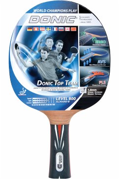 Cover Donic-Schildkröt 754198 - TOP TEAMS 800 Attack Tischtennis Schläger, AVS, PLS-Griff