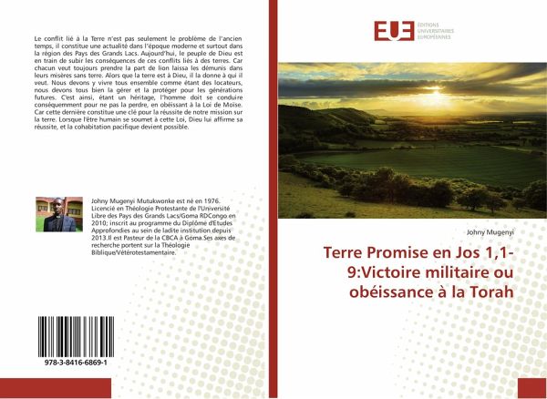 Terre Promise en Jos 1,1-9:Victoire militaire ou obéissance à la Torah