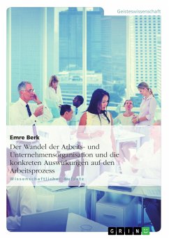 Der Wandel der Arbeits- und Unternehmensorganisation und die konkreten Auswirkungen auf den Arbeitsprozess (eBook, PDF)