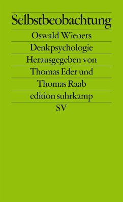 Selbstbeobachtung (eBook, ePUB)