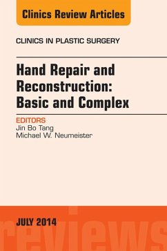 Hand Repair and Reconstruction: Basic and Complex, An Issue of Clinics in Plastic Surgery, E-Book (eBook, ePUB) - Tang, Jin Bo