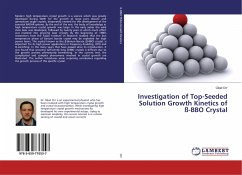 Investigation of Top-Seeded Solution Growth Kinetics of ß-BBO Crystal