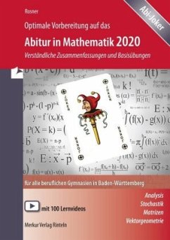 Optimale Vorbereitung auf das Abitur in Mathematik 2020 - Rosner, Stefan