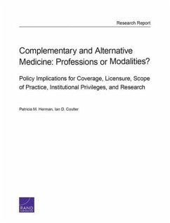 Complementary and Alternative Medicine - Herman, Patricia M; Coulter, Ian D