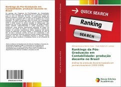 Rankings da Pós-Graduação em Contabilidade: produção docente no Brasil - de Jesus Barros Costa, Abimael;B. Lustosa, Paulo Roberto