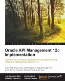 Oracle API Management 12c Implementation
