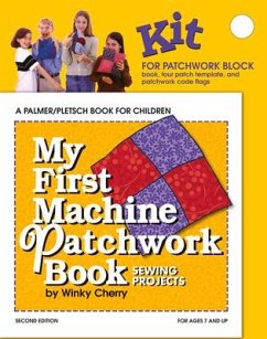 My First Machine Patchwork Book Kit: Sewing Projects - Cherry, Winky