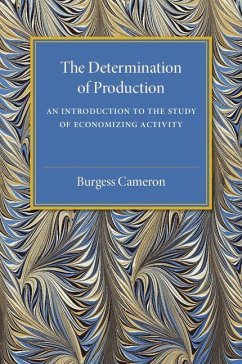 Cover The Determination of Production