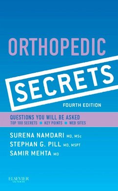 Orthopedic Secrets E-Book (eBook, ePUB) - Namdari, Surena; Pill, Stephan; Mehta, Samir