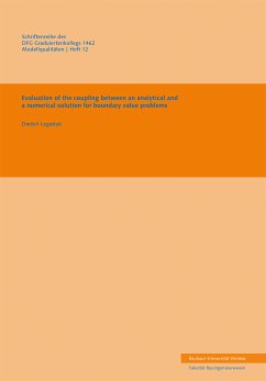 Cover Evaluation of the coupling between an analytical and a numerical solution for boundary value problems with singularities