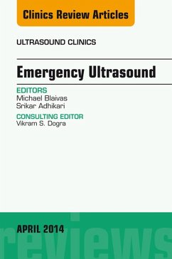 Cover Emergency Medicine, An Issue of Ultrasound Clinics (eBook, ePUB)