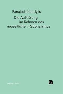Die Aufklärung im Rahmen des neuzeitlichen Rationalismus (eBook, PDF) - Kondylis, Panajotis