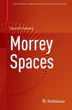 Morrey Spaces - Adams, David
