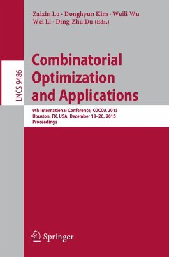 Combinatorial Optimization and Applications