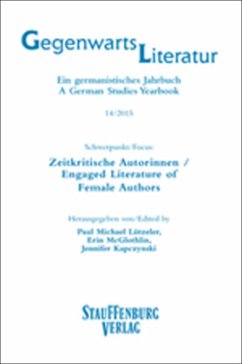 Cover Zeitkritische Autorinnen / Engaged Literature of Female Authors