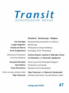 Transit 47. Europäische Revue (eBook, PDF) - Schlögel, Karl; Shnirelmann, Victor; Makrides, Vasilios N.