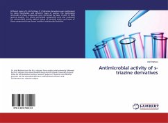 Antimicrobial activity of s-triazine derivatives