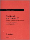 Ein Hauch von Unzeit, Fassung für Singstimme