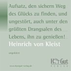 Aufsatz, den sichern Weg des Glücks zu finden, und ungestört, auch unter den größten Drangsalen des Lebens, ihn zu genießen! (MP3-Download)