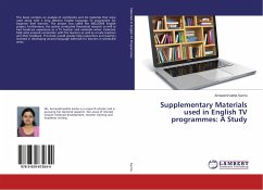 Supplementary Materials used in English TV programmes: A Study