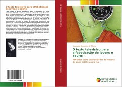 O texto televisivo para alfabetização de jovens e adulto - Gonçalves de Oliveira, Rosangela