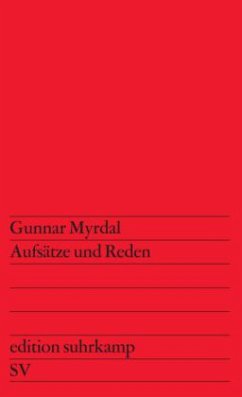 Aufsätze und Reden - Myrdal, Gunnar