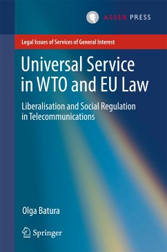 Universal Service in WTO and EU law (eBook, PDF) - Batura, Olga