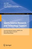 Sports Science Research and Technology Support (eBook, PDF)