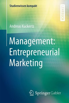 Management: Entrepreneurial Marketing (eBook, PDF) - Kuckertz, Andreas