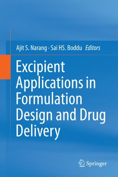 Excipient Applications in Formulation Design and Drug Delivery (eBook, PDF)