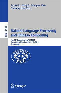 Natural Language Processing and Chinese Computing (eBook, PDF)