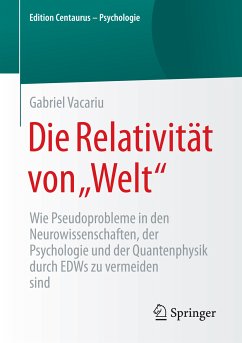 Die Relativität von „Welt“ (eBook, PDF) - Vacariu, Gabriel