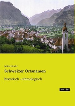 Schweizer Ortsnamen - Studer, Julius