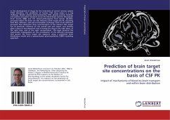 Prediction of brain target site concentrations on the basis of CSF PK