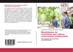 Modalidades de enseñanza que utilizan matronas/es asistenciales