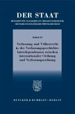 Verfassung und Völkerrecht in der Verfassungsgeschichte: Interdependenzen zwischen internationaler Ordnung und Verfassungsordnung