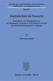 Kapitalschutz im Konzern