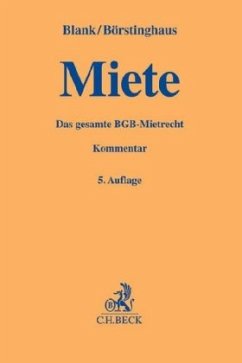 Miete, Kommentar - Börstinghaus, Ulf P.;Blank, Hubert