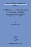 Tariffähigkeit und Tarifzuständigkeit von Arbeitgeberverbänden