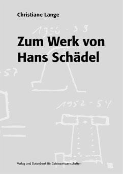 Zum Werk von Hans Schädel (eBook, PDF) - Lange, Christiane