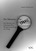 Pro Memoria – Das Ding (eBook, PDF)